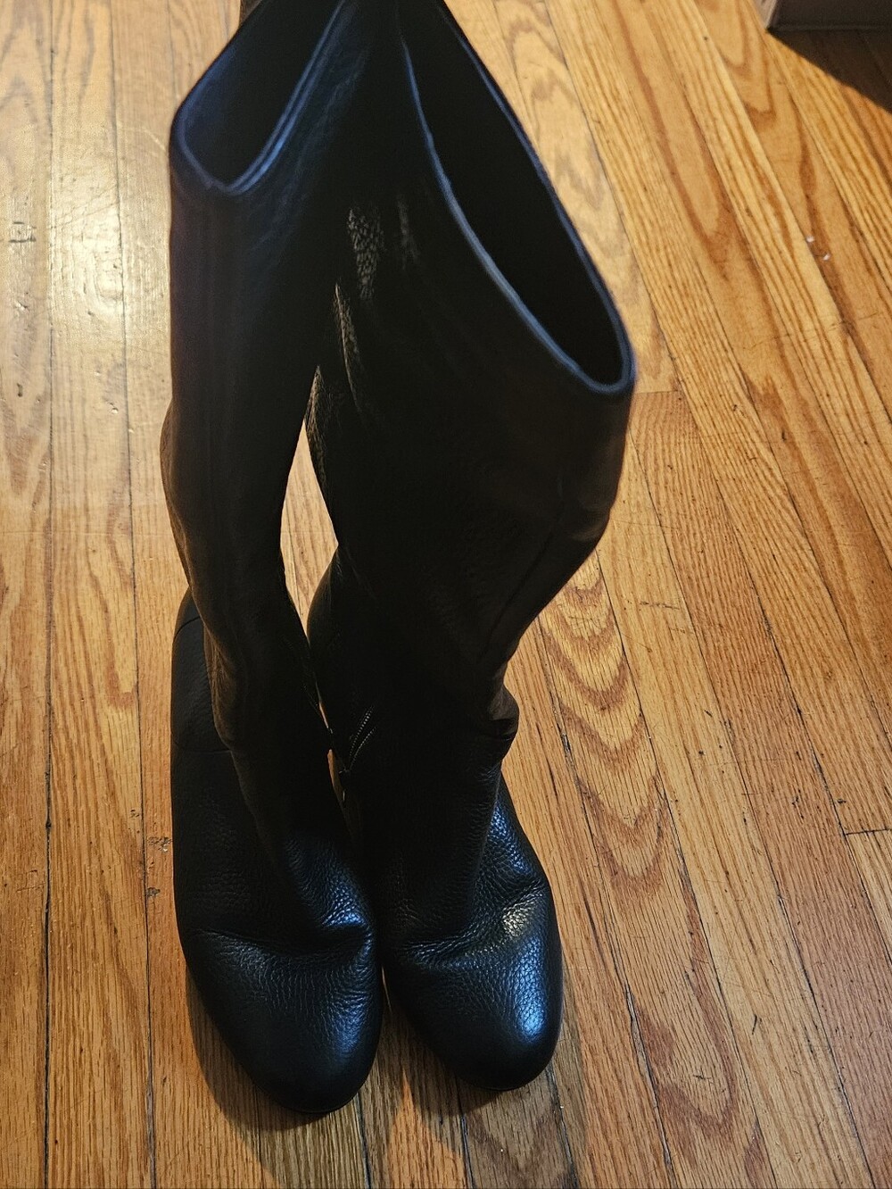 Classic Black Women's Knee-High Boots